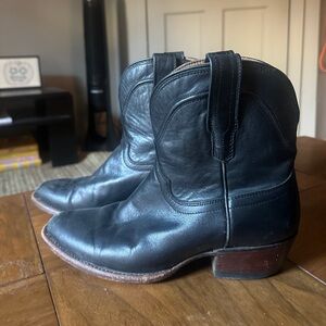 Tecovas Black Leather Cowboy Boots